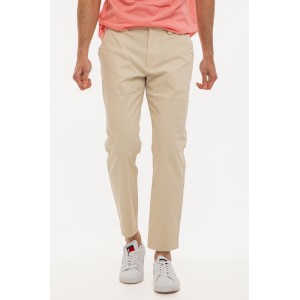 Παντελόνι Tommy Jeans μπεζ Παντελόνι Tommy Jeans μπεζ
