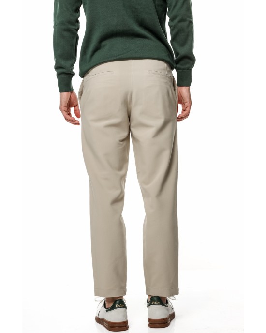 Παντελόνι Artisti Italiani μπεζ ΥΦΑΣΜΑΤΙΝΑ