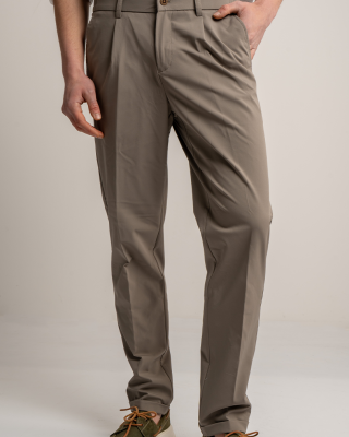 Παντελόνι 19V69 Italia Versace Abbigliamento Adriano μπεζ