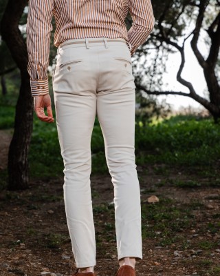 Παντελόνι Vittorio Como μπεζ