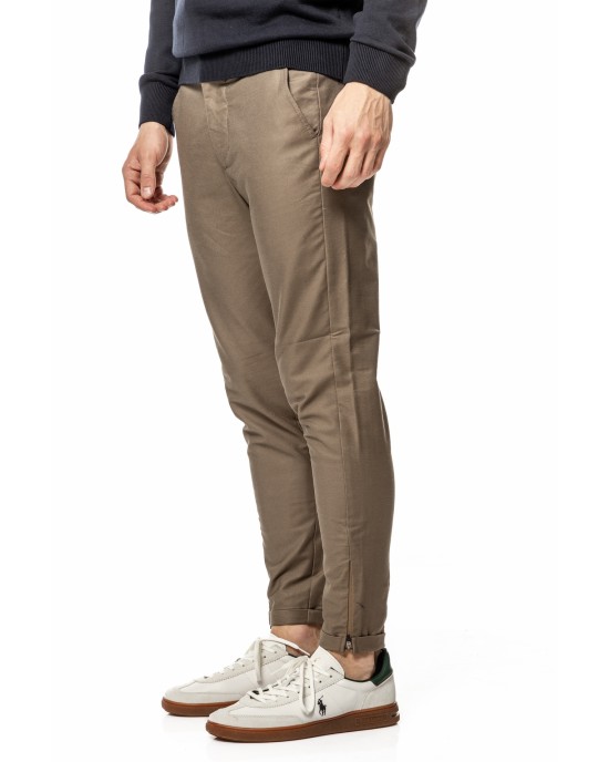 Παντελόνι Vittorio Alto μπεζ ΥΦΑΣΜΑΤΙΝΑ