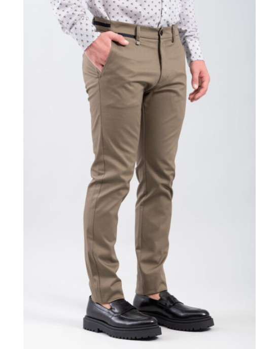 Παντελόνι Vittorio Como μπέζ ΥΦΑΣΜΑΤΙΝΑ