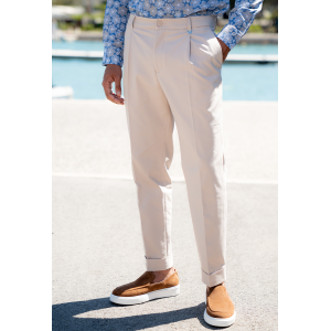 Παντελόνι Vittorio Macerino μπεζ