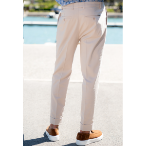 Παντελόνι Vittorio Macerino μπεζ