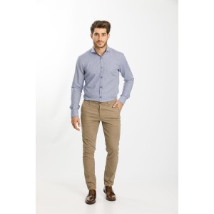 Παντελόνι chinos JACKnJONES Μπεζ Παντελόνι chinos JACKnJONES Μπεζ