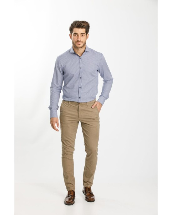 Παντελόνι chinos JACKnJONES Μπεζ Παντελόνι chinos JACKnJONES Μπεζ