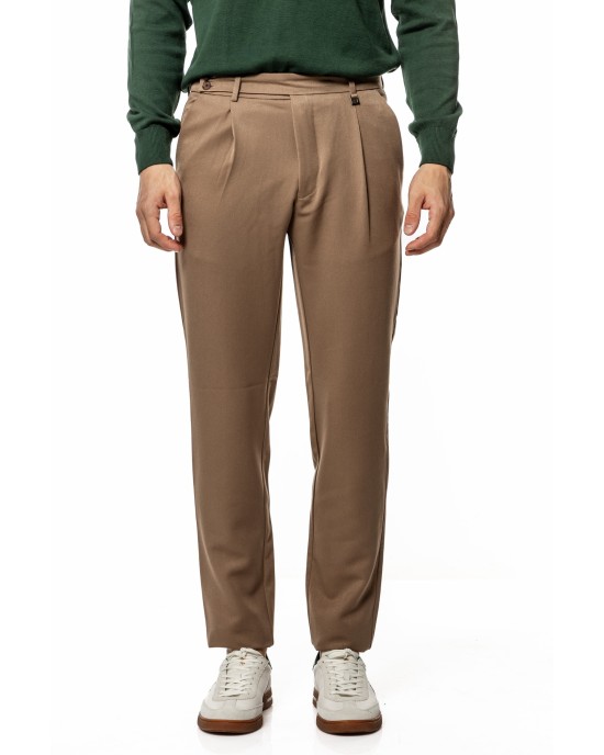 Παντελόνι Artisti Italiani ταμπά ΥΦΑΣΜΑΤΙΝΑ