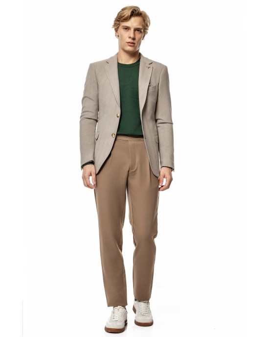 Παντελόνι Artisti Italiani ταμπά ΥΦΑΣΜΑΤΙΝΑ