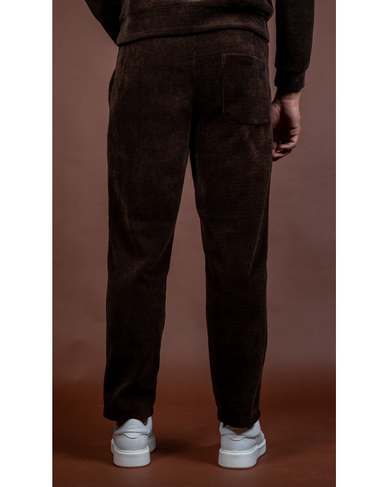 Παντελόνι Vittorio Avenzo καφέ CASUAL