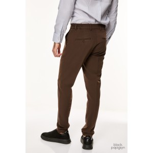 Παντελόνι Vittorio Diverso καφέ