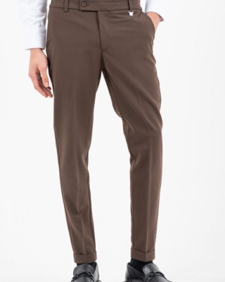 Παντελόνι Vittorio Diverso καφέ