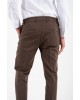 Παντελόνι Vittorio Diverso καφέ ΥΦΑΣΜΑΤΙΝΑ