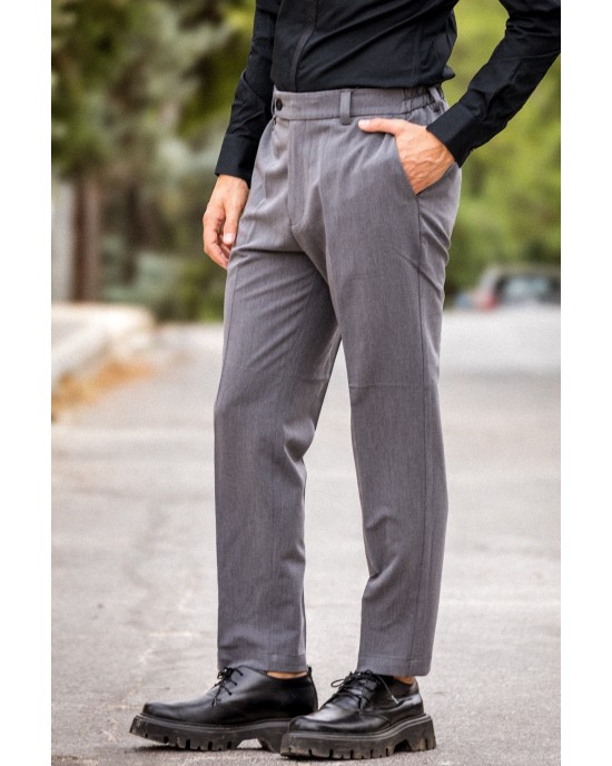 Παντελόνι Vittorio Giacomo γκρι ΥΦΑΣΜΑΤΙΝΑ Παντελόνι Vittorio Giacomo γκρι ΥΦΑΣΜΑΤΙΝΑ