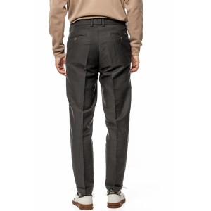 Παντελόνι 19V69 Italia Versace Abbigliamento Adriano γκρι σκούρο