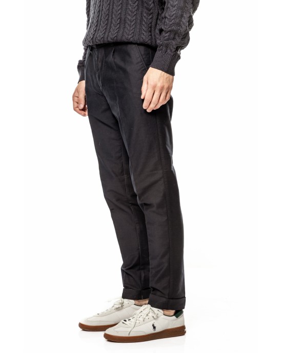 Παντελόνι 19V69 Italia Versace Abbigliamento μπλε σκουρό ΥΦΑΣΜΑΤΙΝΑ