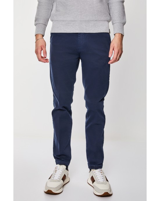 Παντελόνι Over/D μπλε ΥΦΑΣΜΑΤΙΝΑ