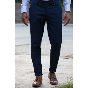 Παντελόνι Vittorio Morel μπλε Παντελόνι Vittorio Morel μπλε