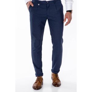 Παντελόνι Vittorio Reggio Check μπλε Παντελόνι Vittorio Reggio Check μπλε