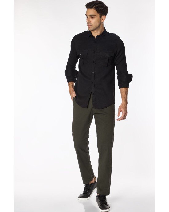 Παντελόνι JACKnJONES Χακί ΥΦΑΣΜΑΤΙΝΑ Παντελόνι JACKnJONES Χακί ΥΦΑΣΜΑΤΙΝΑ