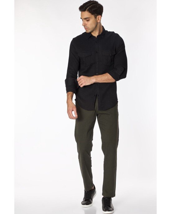 Παντελόνι JACKnJONES Χακί ΥΦΑΣΜΑΤΙΝΑ Παντελόνι JACKnJONES Χακί ΥΦΑΣΜΑΤΙΝΑ