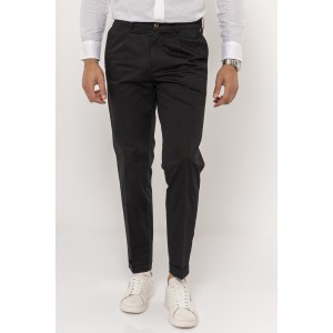 Παντελόνι 19V69 Italia Versace Abbigliamento Adriano μαύρο