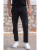 Παντελόνι Marcus μαύρο ΥΦΑΣΜΑΤΙΝΑ