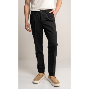 Παντελόνι 19V69 Italia Versace Abbigliamento Adriano μαύρο