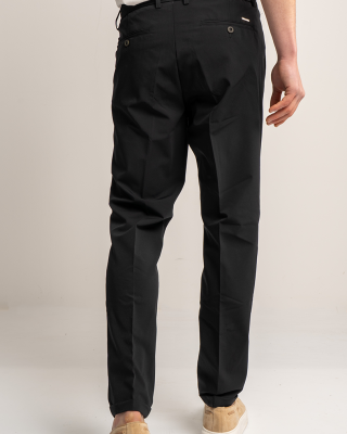 Παντελόνι 19V69 Italia Versace Abbigliamento Adriano μαύρο