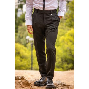 Παντελόνι Vittorio Rezzo μαύρο Παντελόνι Vittorio Rezzo μαύρο