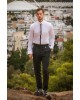Παντελόνι Vittorio Rezzo μαύρο ΥΦΑΣΜΑΤΙΝΑ