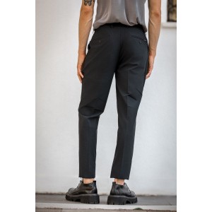 Παντελόνι Vittorio Azzuro μαύρο