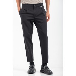 Παντελόνι Vittorio Maranelo μαύρο