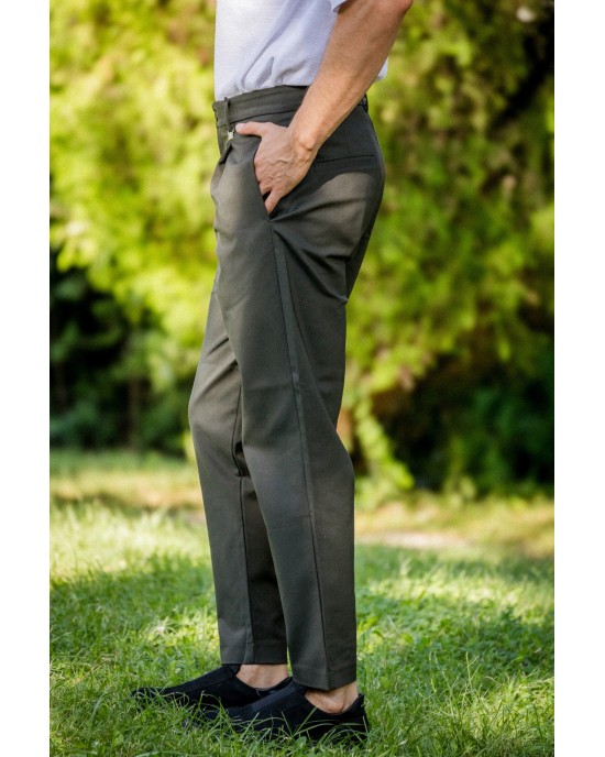 Παντελόνι Vittorio Maranelo λαδί ΥΦΑΣΜΑΤΙΝΑ Παντελόνι Vittorio Maranelo λαδί ΥΦΑΣΜΑΤΙΝΑ