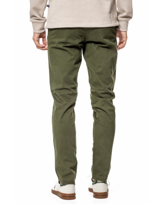 Παντελόνι JacknJones λαδί ΥΦΑΣΜΑΤΙΝΑ