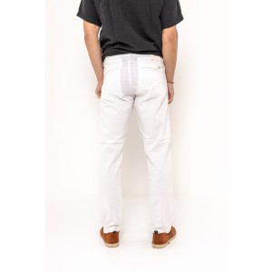 Παντελόνι JACKnJONES άσπρο