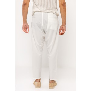 Παντελόνι Denim Attitude άσπρο