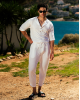 Παντελόνι Vittorio Spiaggia άσπρο CASUAL