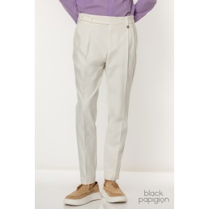 Παντελόνι Vittorio Barone άσπρο Παντελόνι Vittorio Barone άσπρο