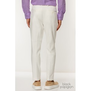 Παντελόνι Vittorio Barone άσπρο Παντελόνι Vittorio Barone άσπρο