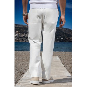 Παντελόνι Vittorio Severo άσπρο