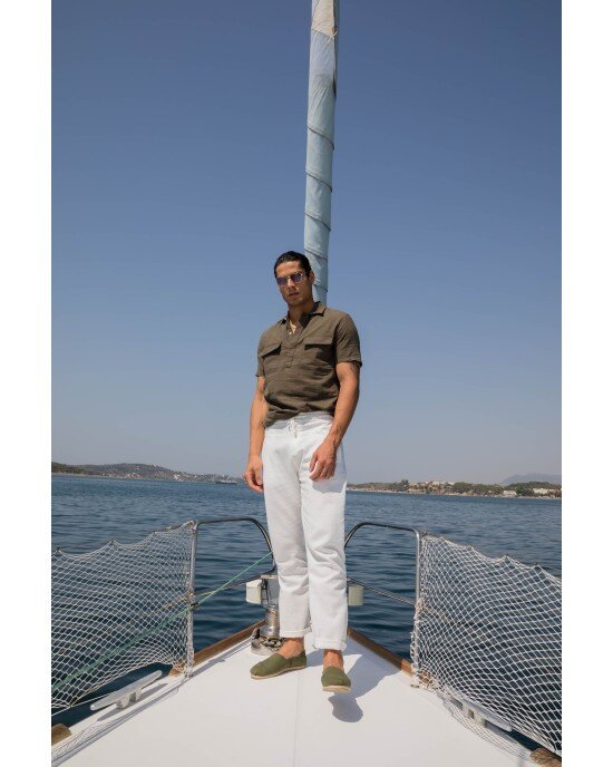 Παντελόνι Vittorio Pinto άσπρο