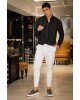 Παντελόνι Vittorio Soul άσπρο