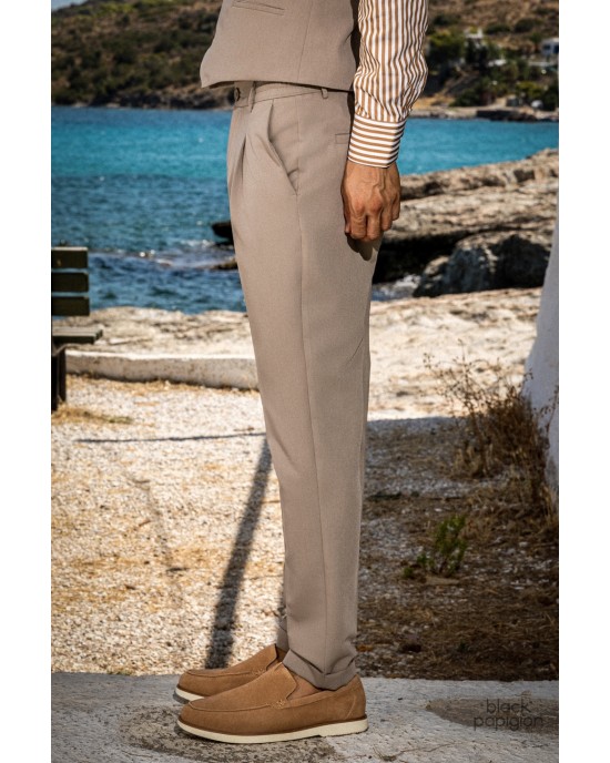 Παντελόνι Montavero μπεζ CASUAL