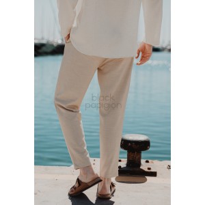 Παντελόνι Vittorio Monteri μπεζ Παντελόνι Vittorio Monteri μπεζ