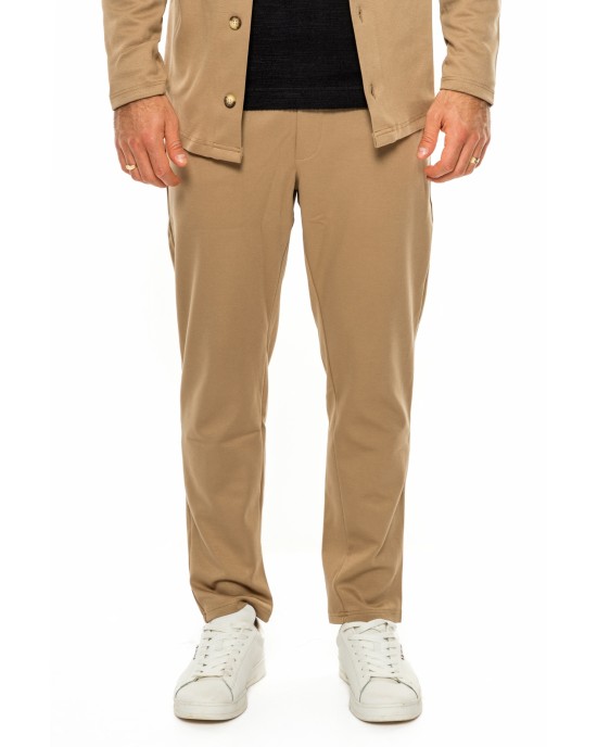 Παντελόνι Rebel μπεζ CASUAL