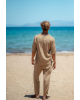 Παντελόνι Vittorio Spiaggia μπεζ CASUAL