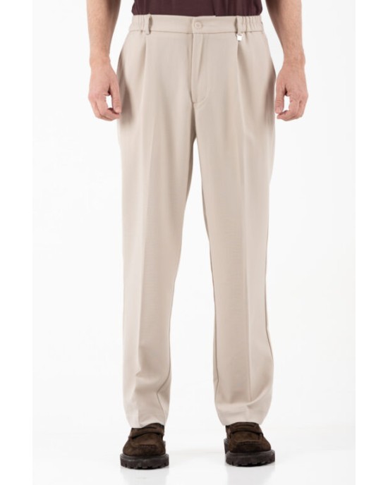 Παντελόνι Vittorio Salvo μπεζ CASUAL