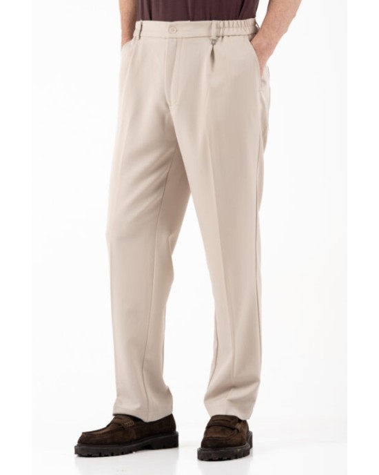 Παντελόνι Vittorio Salvo μπεζ CASUAL