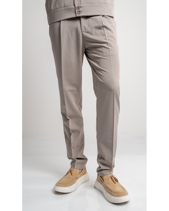 Παντελόνι Vittorio Benito μπεζ CASUAL
