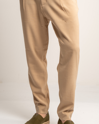 Παντελόνι Vittorio Morrone μπεζ